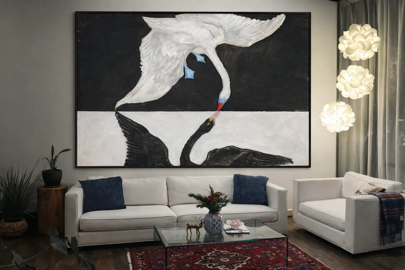 The lounge at the Brentwood clinic
